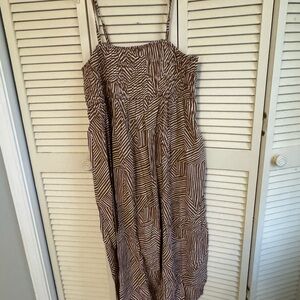 a new day Brown Striped Maxi Dress